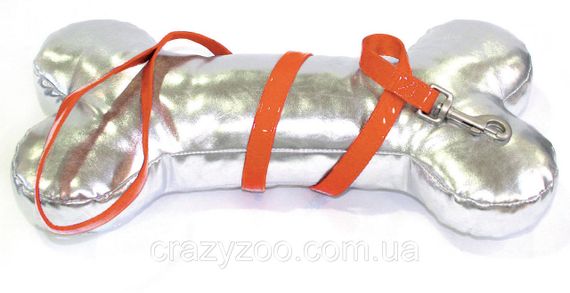 Поводок Croci Leatherette кожзам нейлон оранжевый 120х1 см C5079711