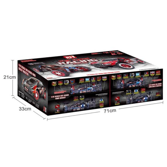 Радіокерована машинка Remo Hobby RALLY MASTER 8081 Rally Racer 1/8 Brushed RTR 4WD | Зображення 3