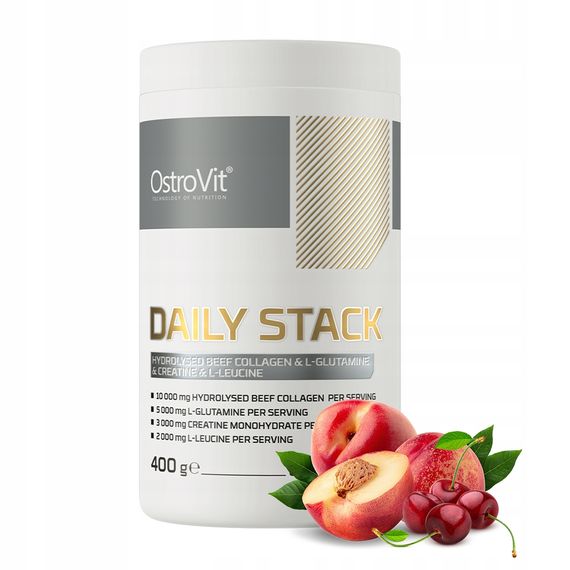 Для суглобів та зв'язок OstroVit Daily Stack 400 g (Cherry &amp; peach) | Зображення 3