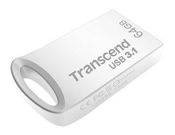 Flash Drive Transcend JetFlash 710 64GB (TS64GJF710S) Silver (TS64GJF710S)