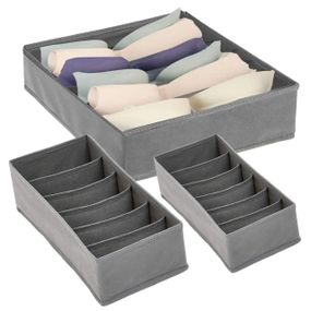 Набор органайзеров для хранения вещей 3шт / Универсальный органайзер для белья и носков