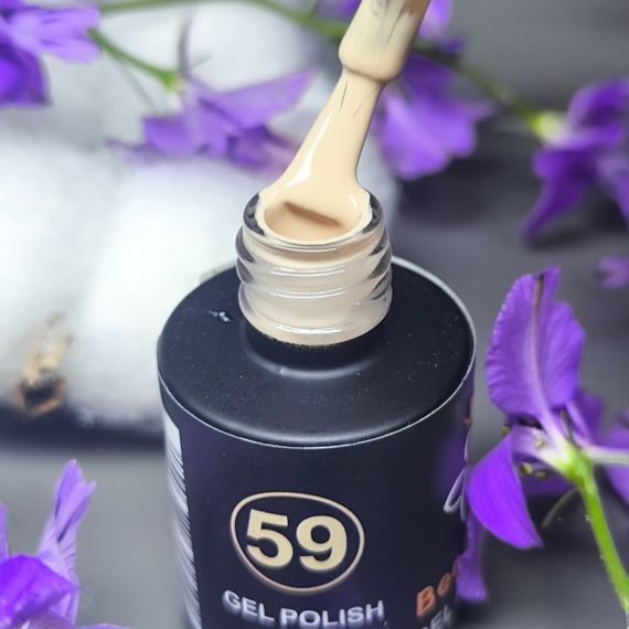 Гель-лак для нігтів Bee Nails 059 (бежевий) 8мл