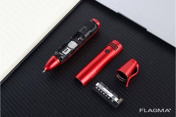 Ручка мобильный телефон портативный с камерой 0.08 MP и Bluetooth AK 007 (Красный) | Зображення 5