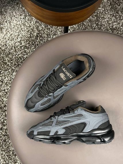 Чоловічі кросівки Lacoste L003 2K24 PRM Grey Black  (текстиль) A4389 44 28.5 - 29 см