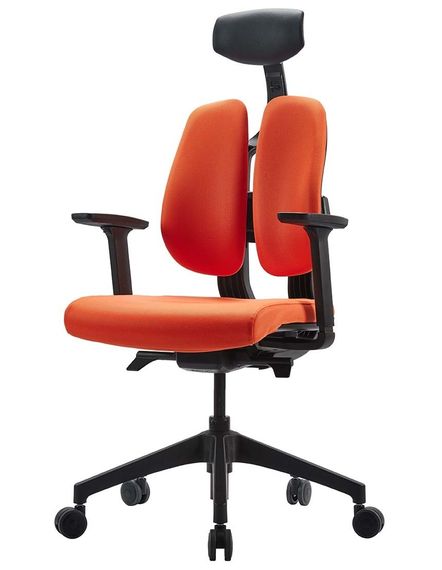 Кресло офисное DUOREST D2 blackorange ортопедическое | Зображення 2