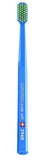 Зубна щітка Curaprox CS 3960 "Super Soft", d 0,12 мм. Синій з жовтим (BY)