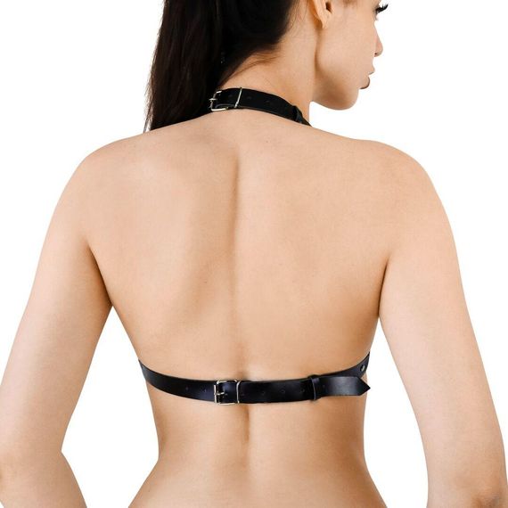 Портупея жіноча Art of Sex - Aiden Leather harness, Чорна, XS-M | Зображення 2