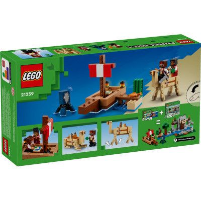 Конструктор LEGO Minecraft Путешествие на пиратском корабле (21259-) | Зображення 1