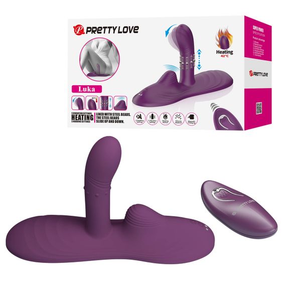 Вібромасажер - Pretty Love Luka Heating Sit-Down Pad Vibrator Sex Aura