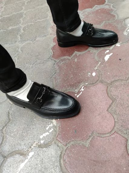 Чорні туфлі без шнурівок 43 розмір | Зображення 6