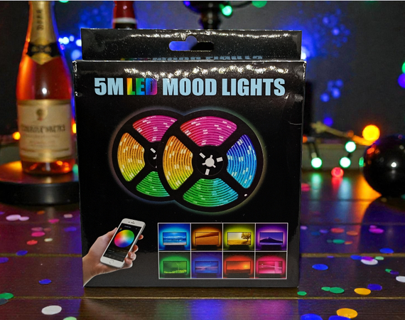 LED гірлянда 5 м із пультом керування, RGB | Зображення 1