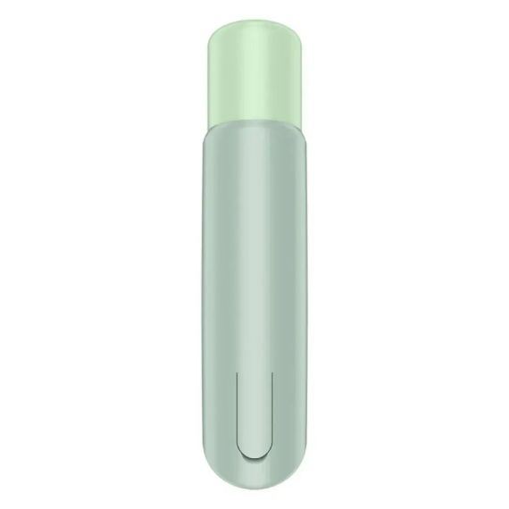 Вакуумний стимулятор Satisfyer Naughty Kiss для клітора, зелений, 12 × 2,7 см Sex Aura | Зображення 3