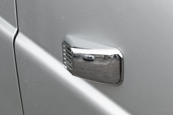 Решетка на повторитель `Прямоугольник` (2 шт, ABS) для Kia Sorento XM 2009-2014 гг | Зображення 4