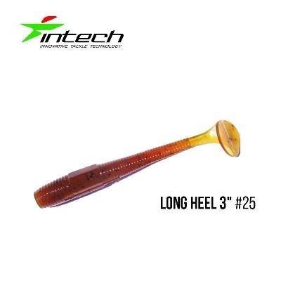 Силиконовая приманка, Съедобный силикон Intech Интеч Long Heel 3 "8 шт #25