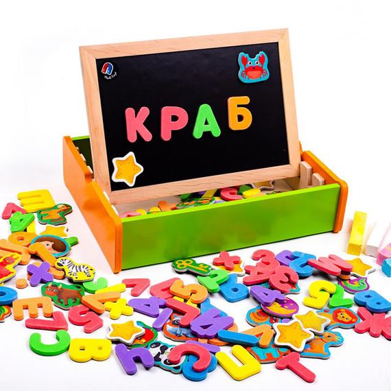 Гра настільна "Магнітний розвиваючий набір з дошкою" VT5411-17 | Зображення 3