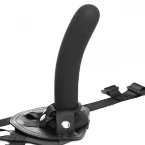 Страпон нереалістичний на трусиках Chisa R.G.B Sex Harness, з кільцевим кріпленням, чорний sexstyle