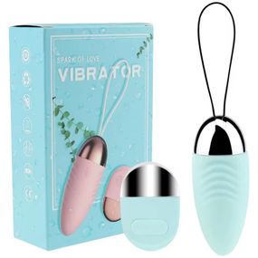 Вагинальне виброяйцо с пультом ДУ "Gladiator", 10 режимов вибрации, цвет мятный sexstyle