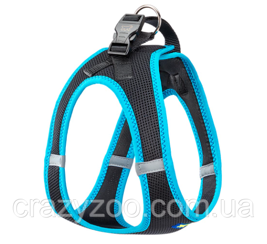 Шлеz для собак Ferplast Kaori P L чорно-блакитний A: 34-42 см B: 48-54 см 75469062