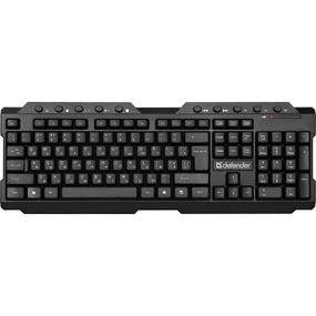 Клавиатура Defender Element HB-195 Wireless UKR Black (45189)