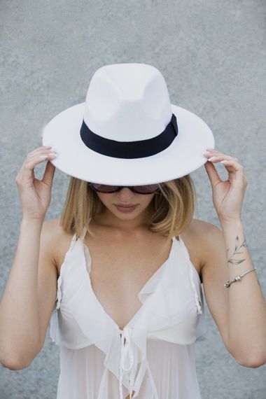 Капелюх Without Fedora з стрічкою White | Зображення 5