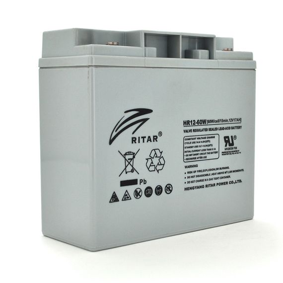 Акумуляторна батарея AGM RITAR HR12-60W, Gray Case