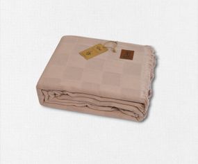 Вафельне покривало Sikel 210×240 см. Elegan Pudra