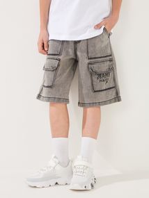 Шорти джинсові для хлопчика Dinomin 26003 122 см Сірий shop (2000999497766)