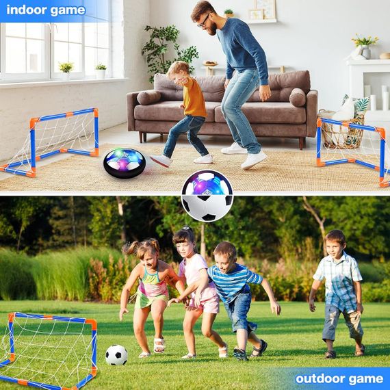 Дитячий футбольний набір Lenbest Kids – повітряний м’яч із воротами, картками та свистком | Зображення 6