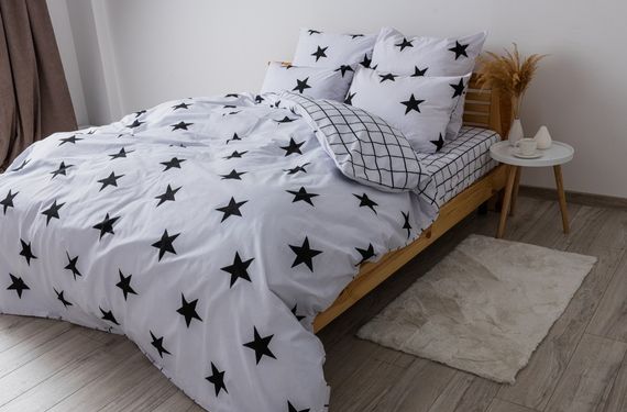Постільна білизна євро ТЕП Soft dreams Morning Stars 2-03859-25302 200х215 см