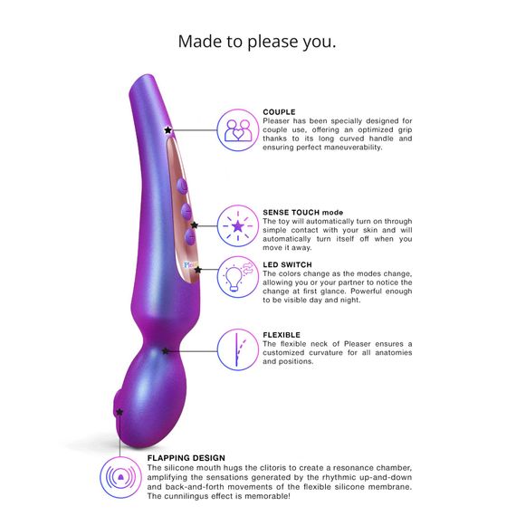 Вибромассажёр Love To Love Pleaser Iridescent Berry, Фиолетовый | Зображення 2