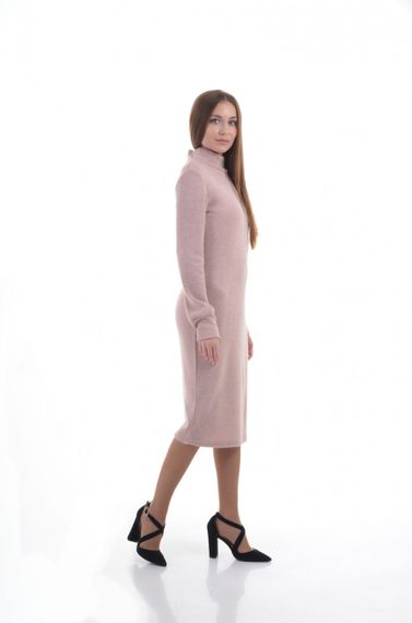 Платье 4Profi пудровое из ангоры размер XS 21842 | Зображення 1