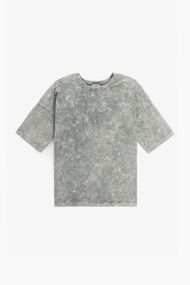 Футболка однотонна для хлопчика Benini 241046 170 см Сірий shop (2000991015418)