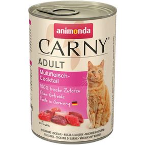 Вологий корм для дорослих котів Animonda Carny Adult м'ясний коктейль 400 г (4017721837187)
