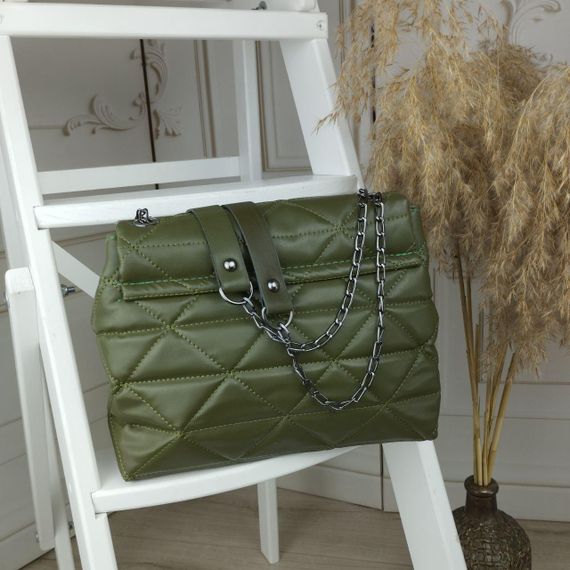 Женская сумка-клатч хаки. Женская сумка. Женский клатч. Женский клатч | Зображення 2