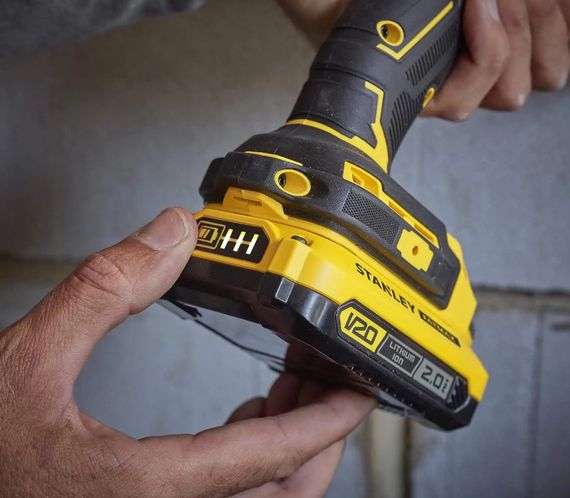 Дриль-шурупокрут ударний акумуляторний Stanley Fatmax з АКБ та ЗП SFMCD721D2K | Зображення 4