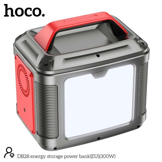 Портативная электростанция HOCO Energy storage DB28 80000mAh 300W 3USB Портативная зарядка Електрогенератор | Зображення 2