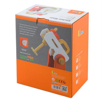 Ігровий набір Viga Toys міксер з дерева (50235FSC) | Зображення 3