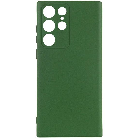 Чохол TPU GETMAN Liquid Silk Full Camera для Samsung Galaxy S26 Ultra Зелений / Dark green | Зображення 1