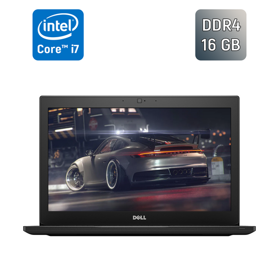 Ультрабук Dell Latitude 7390 / 13.3" (1920x1080) IPS / Intel Core i7-8650U (4 (8) ядра по 1.9 - 4.2 GHz) / 16 GB DDR4 / 512 GB SSD / Intel UHD Graphics 620 / WebCam / Windows 10 б/у