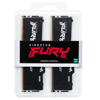 Модуль памяти для компьютера DDR5 32GB (2x16GB) 5600 MHz FURY Beast RGB Kingston Fury (ex.HyperX) | Зображення 5