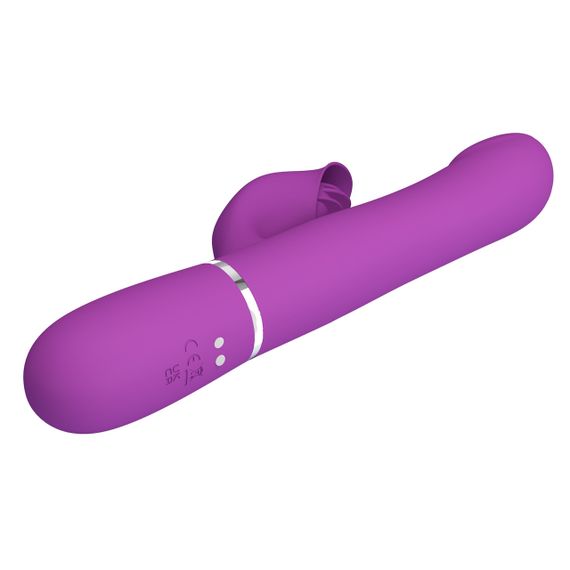 Вібромасажор із поступальним рухом серії Pretty Love — Falin Twinkled Tenderness Violet, 7 vibration sexstyle | Зображення 7