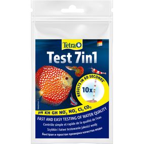 Набір тестів Tetra Test 7in1 для акваріумів для вимірювання параметрів води індикаторні 10шт