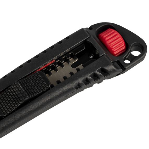 23504 Нож металлический усиленный 18 мм Haisser | Зображення 1