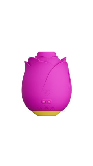 Шикарний вакуумний кліторальний стимулятор Romp Rose Pink, у вигляді троянди | Зображення 1
