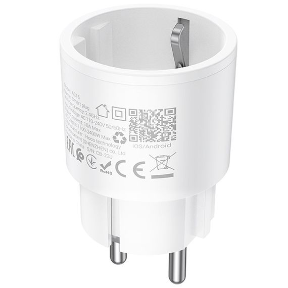 МЗП Hoco AC16 Veloz smart socket White | Зображення 4