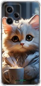 Чохол на Xiaomi Redmi Note 12 Pro 5G Білий кіт "5646sp-2932-2448"