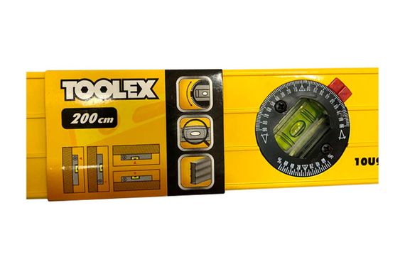 Уровень Toolex - 2000мм с поворотной капсулой (10U99-200) | Зображення 1