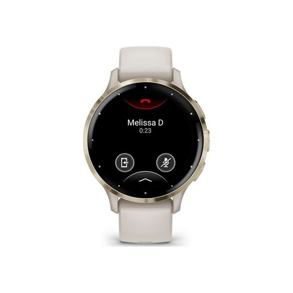 Смарт-годинник Garmin Venu 3S, Ivory + Soft Gold, GPS (010-02785-04) | Зображення 1