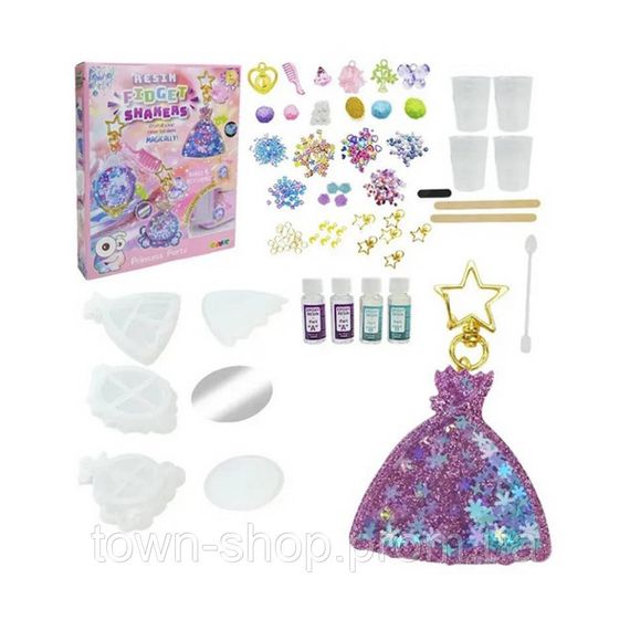 Детский набор для творчества "Princess Party" 9020E-8, 3 формы | Зображення 1