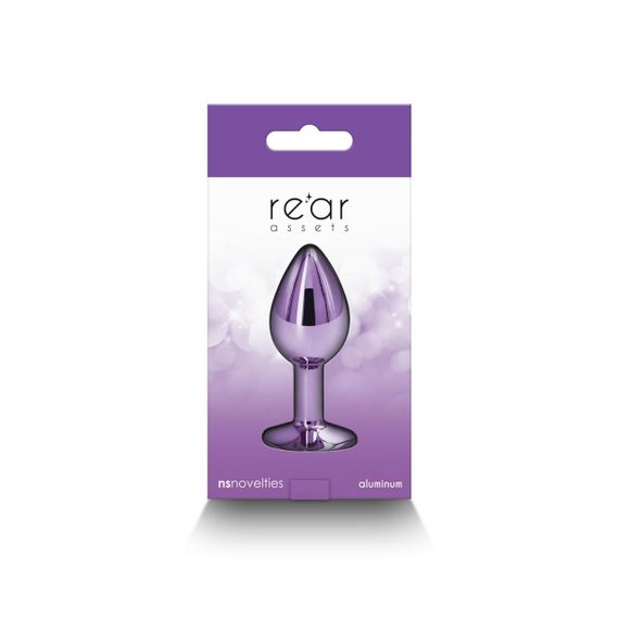 Анальная пробка NS Novelties Rear Assets - Small - Purple Sex Aura | Зображення 3